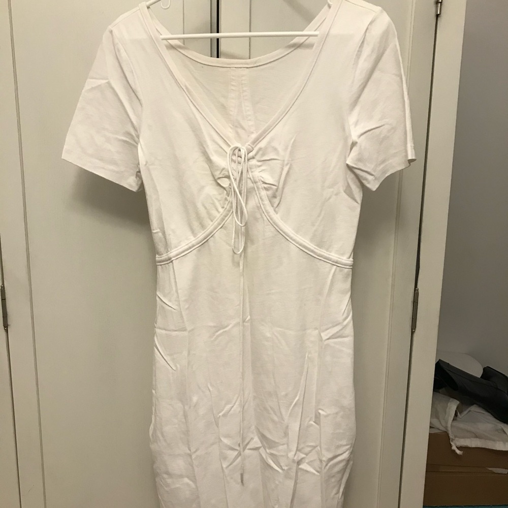 Alexander Wang White Cotton Dress